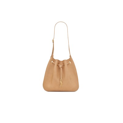 YSL PARIS VII MEDIUM HOBO BAG IN LEATHER 697918AAAMD7744 (38*30*2cm)